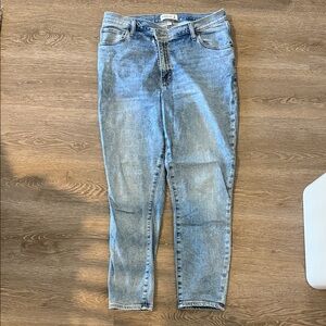 Abercrombie & Fitch Light Blue High Rise Super Skinny Jeans
